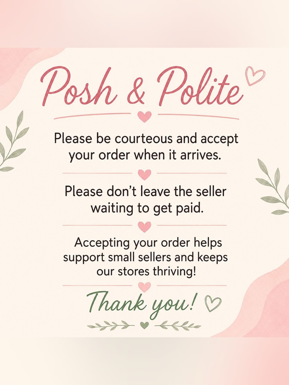 🎀 PLEASE READ 🎀 - Picture 1 of 7